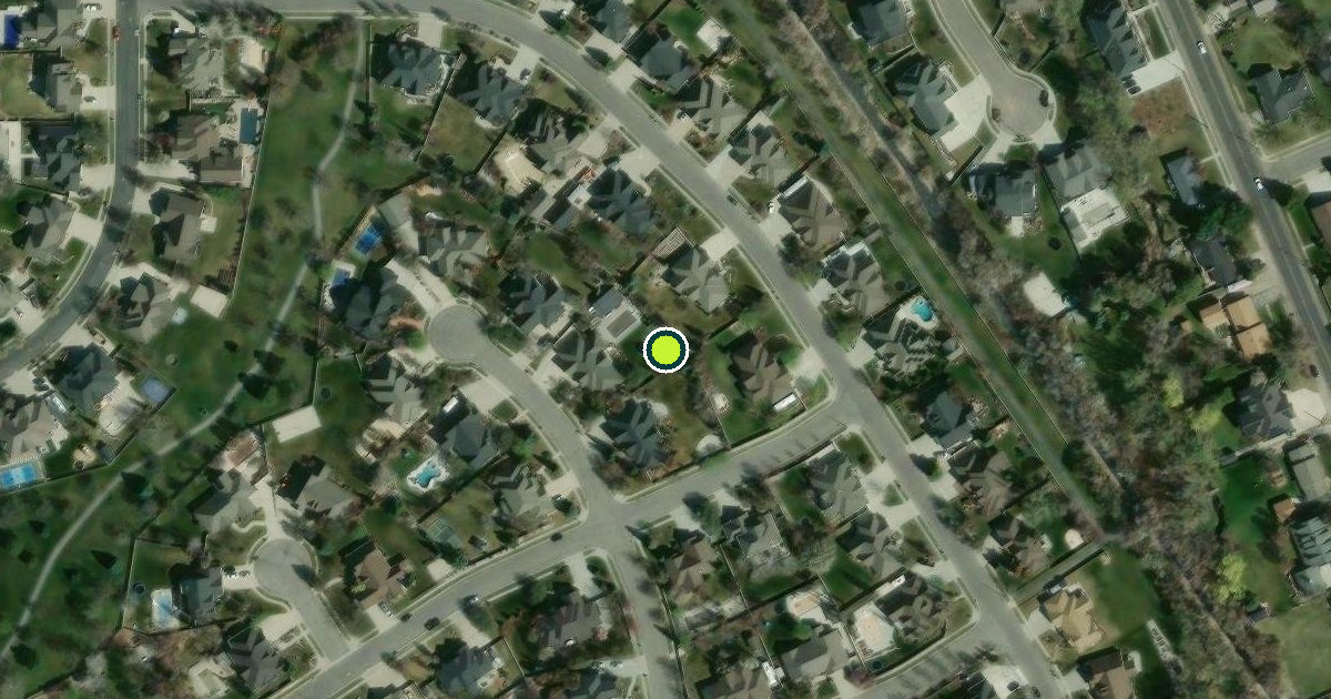 Satellite view of Kaysville Pickleball Courts