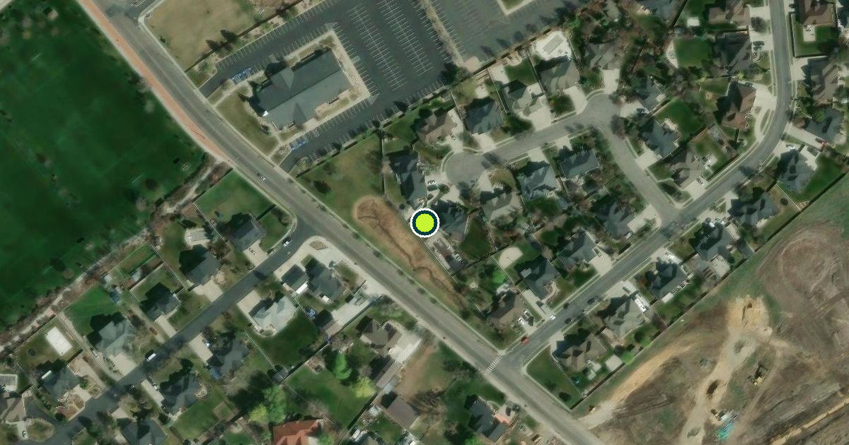 Satellite view of Kaysville Pickleball Courts