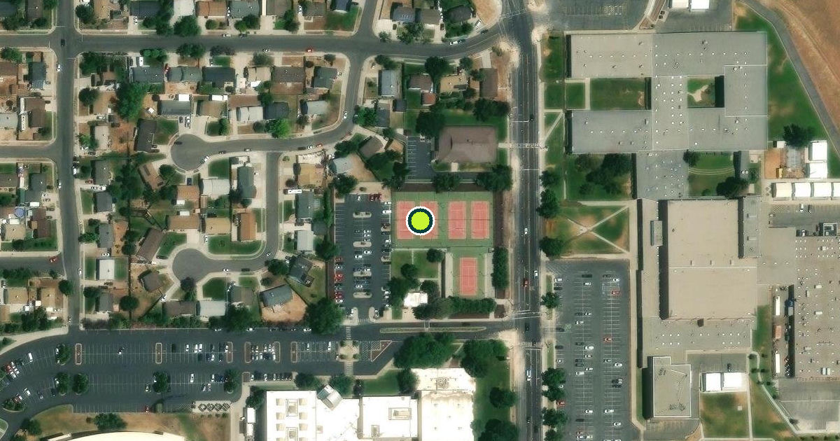 Satellite view of Kearns Pickleball Courts