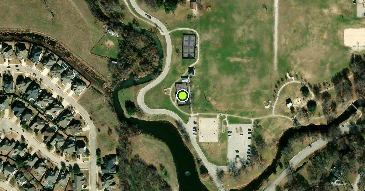 Satellite view of Keller Pickleball Courts