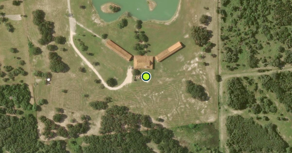 Satellite view of Kenedy County Pickleball Courts