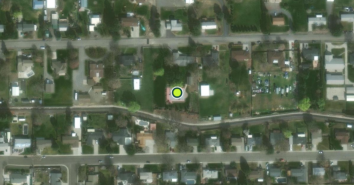 Satellite view of Kennewick Pickleball Courts