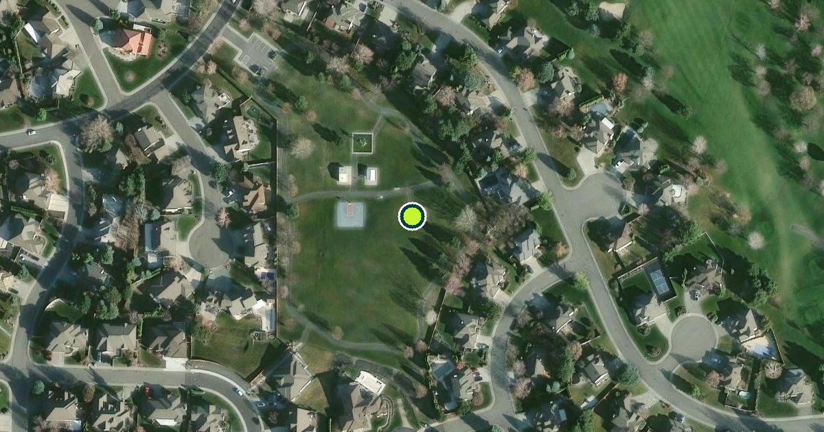 Satellite view of Kennewick Pickleball Courts
