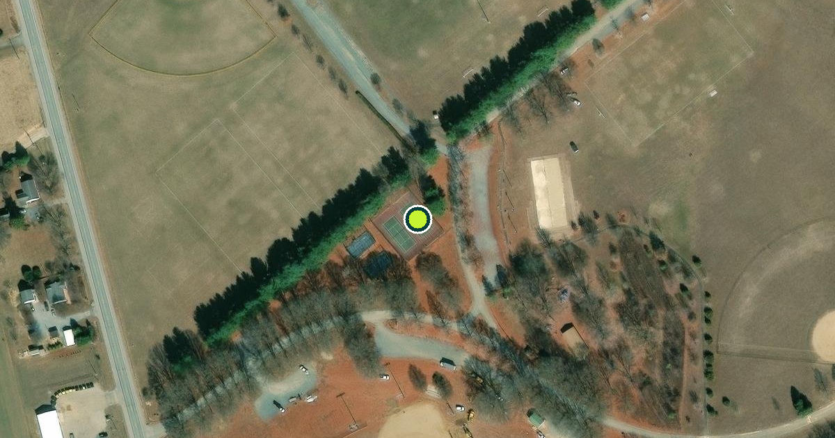 Satellite view of Kent County Pickleball Courts
