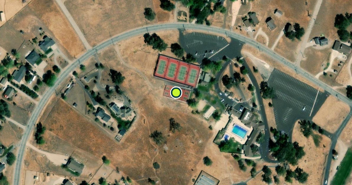 Satellite view of Kern County Pickleball Courts