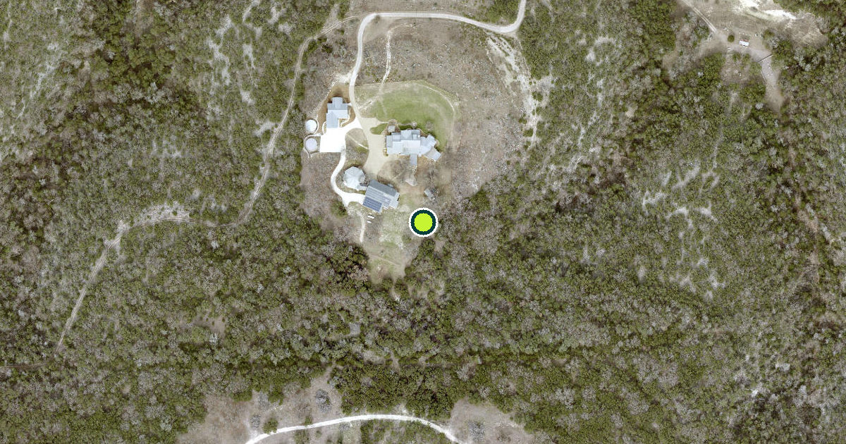 Satellite view of Kerr County Pickleball Courts