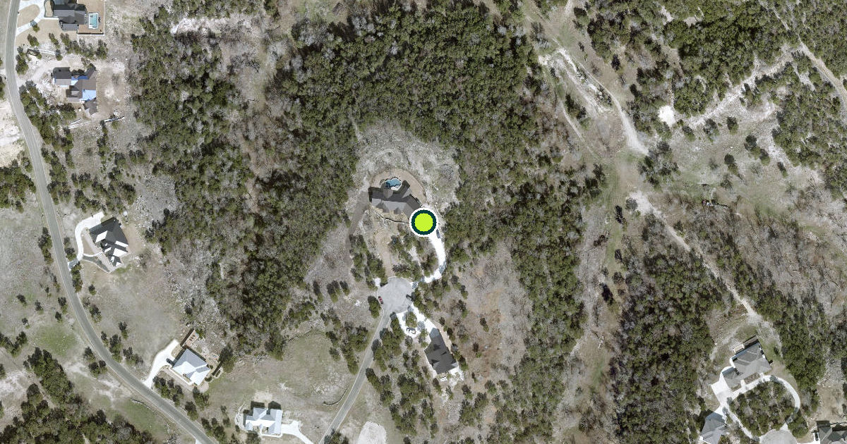 Satellite view of Kerr County Pickleball Courts