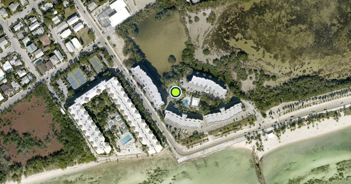 Satellite view of Key West Pickleball Courts