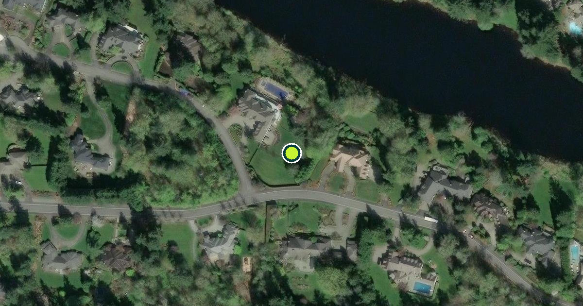 Satellite view of King County Pickleball Courts