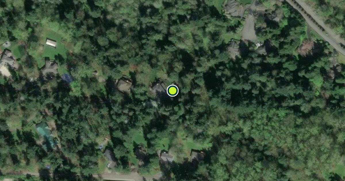 Satellite view of King County Pickleball Courts