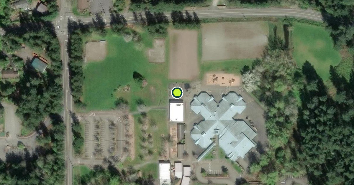 Satellite view of King County Pickleball Courts