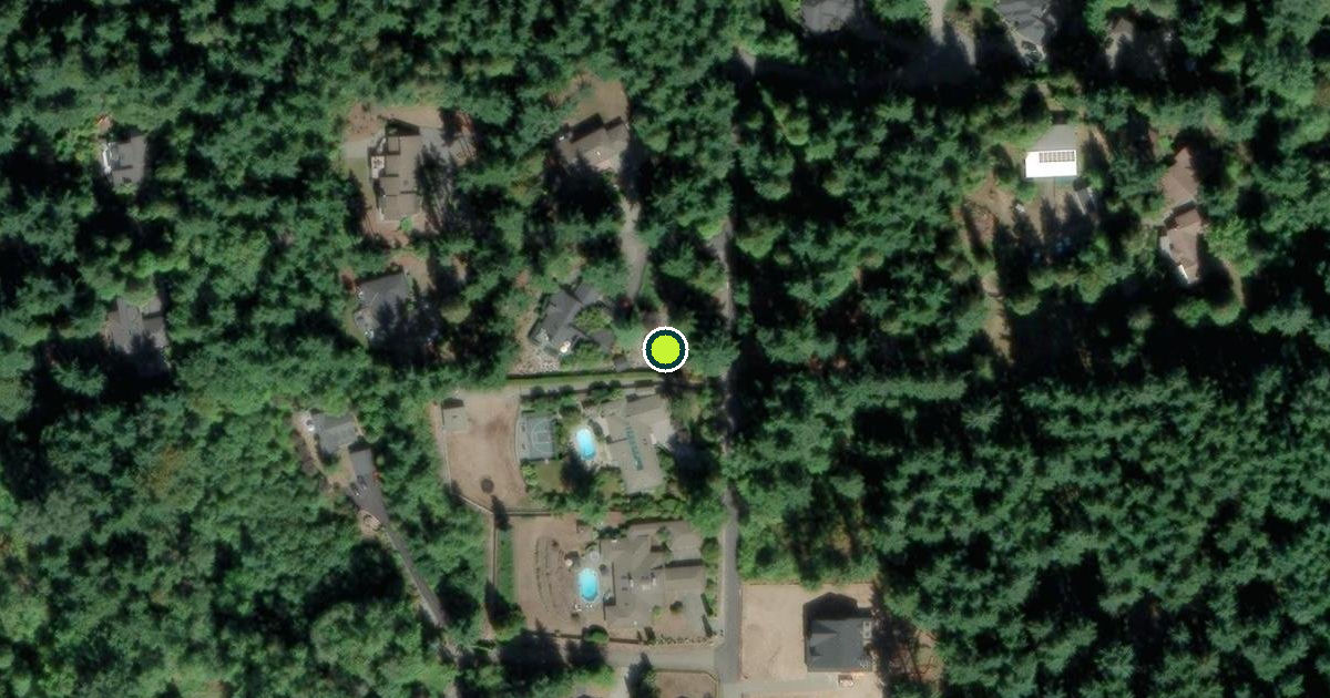 Satellite view of King County Pickleball Courts