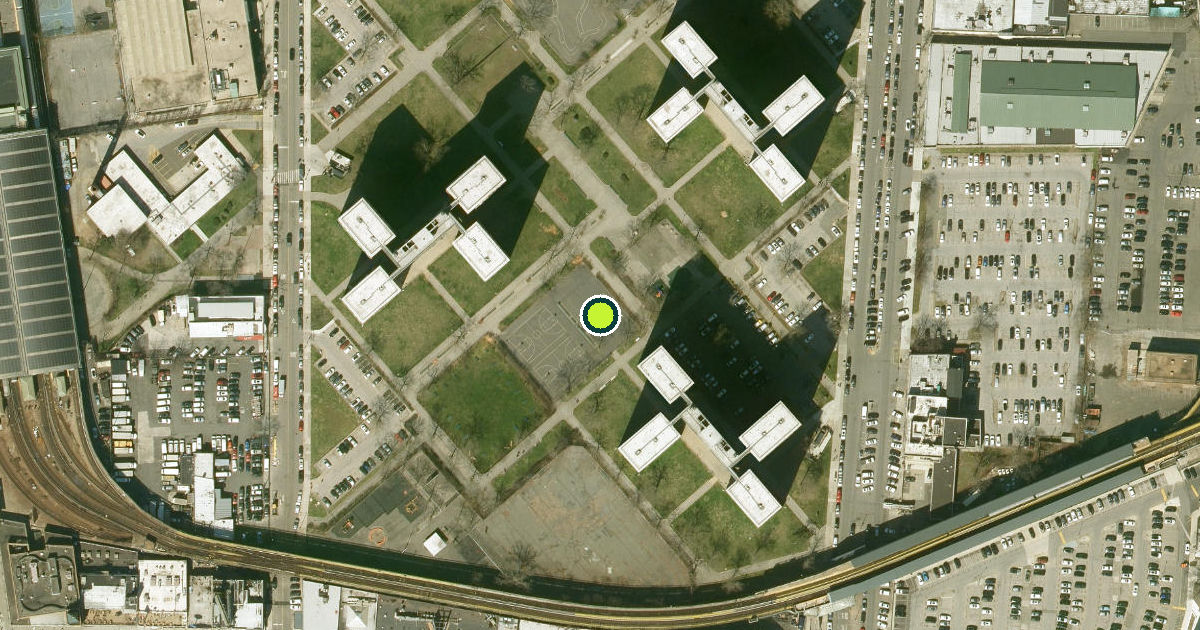 Satellite view of Kings County Pickleball Courts
