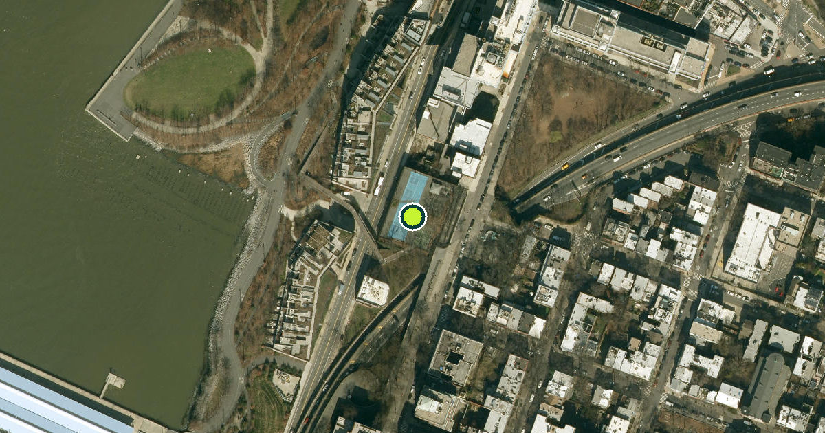 Satellite view of Kings County Pickleball Courts