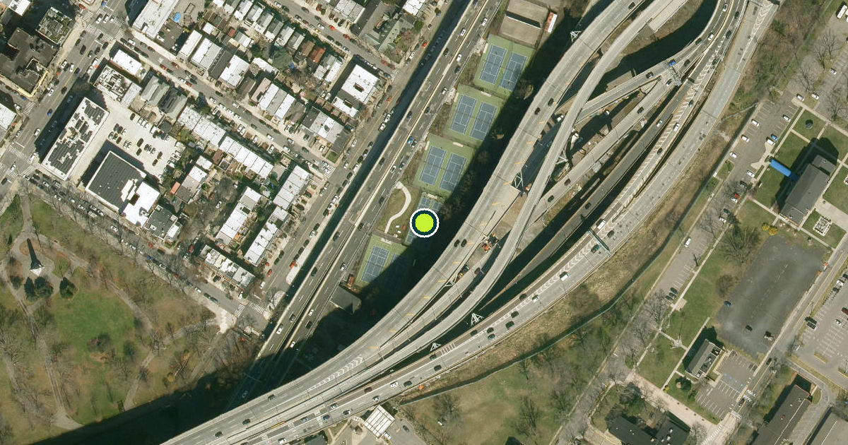 Satellite view of Kings County Pickleball Courts