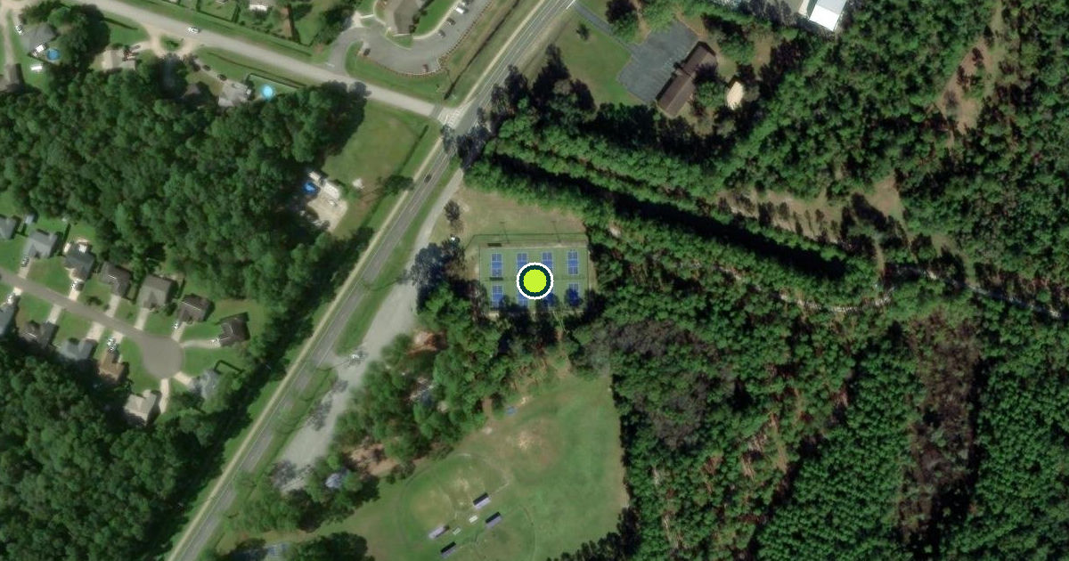 Satellite view of Kingsland Pickleball Courts
