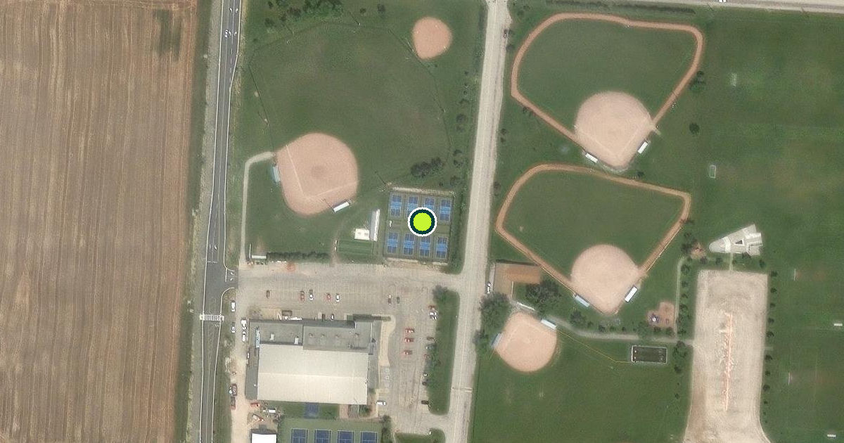 Satellite view of Kingsville Pickleball Courts