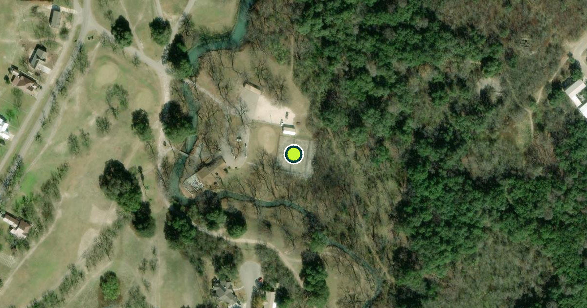Satellite view of Kinney County Pickleball Courts