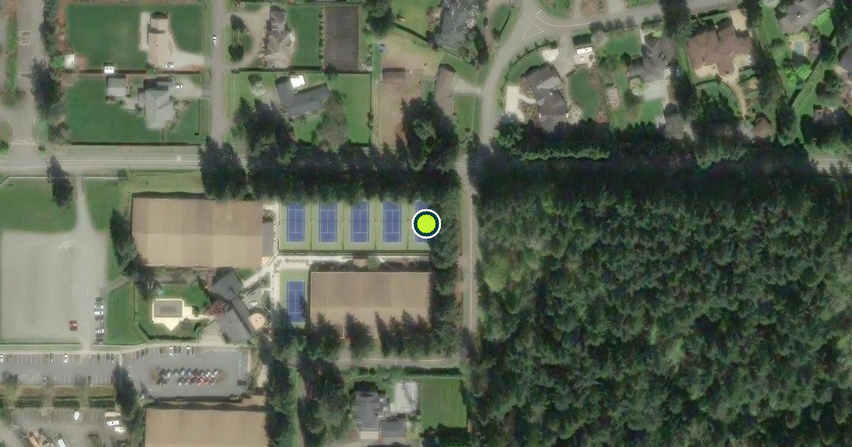 Satellite view of Kirkland Pickleball Courts