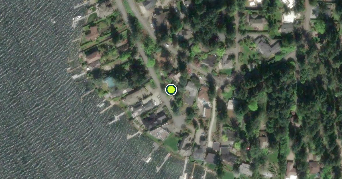Satellite view of Kirkland Pickleball Courts