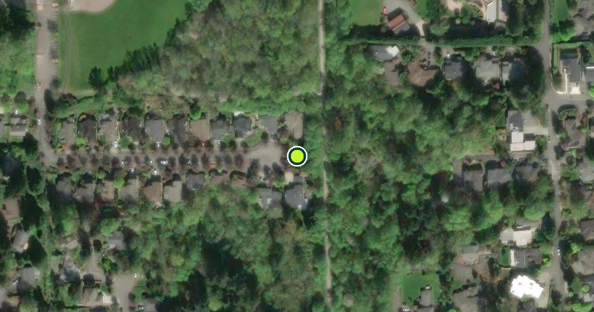 Satellite view of Kirkland Pickleball Courts