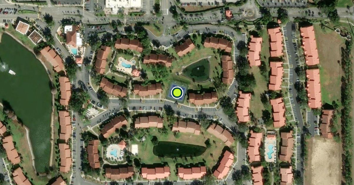 Satellite view of Kissimmee Pickleball Courts