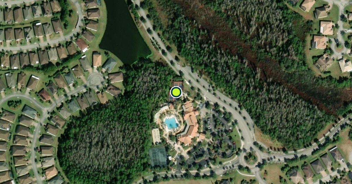 Satellite view of Kissimmee Pickleball Courts