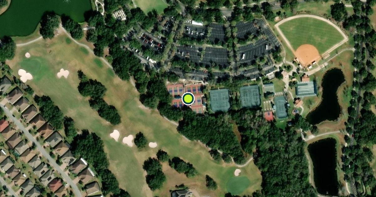 Satellite view of Kissimmee Pickleball Courts