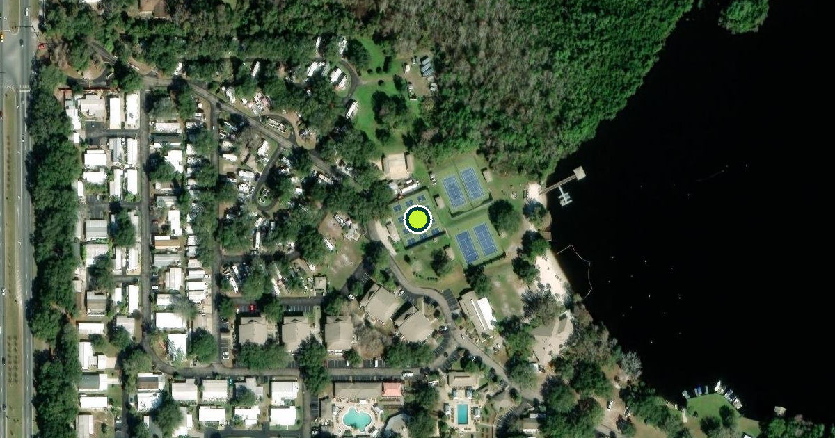 Satellite view of Kissimmee Pickleball Courts