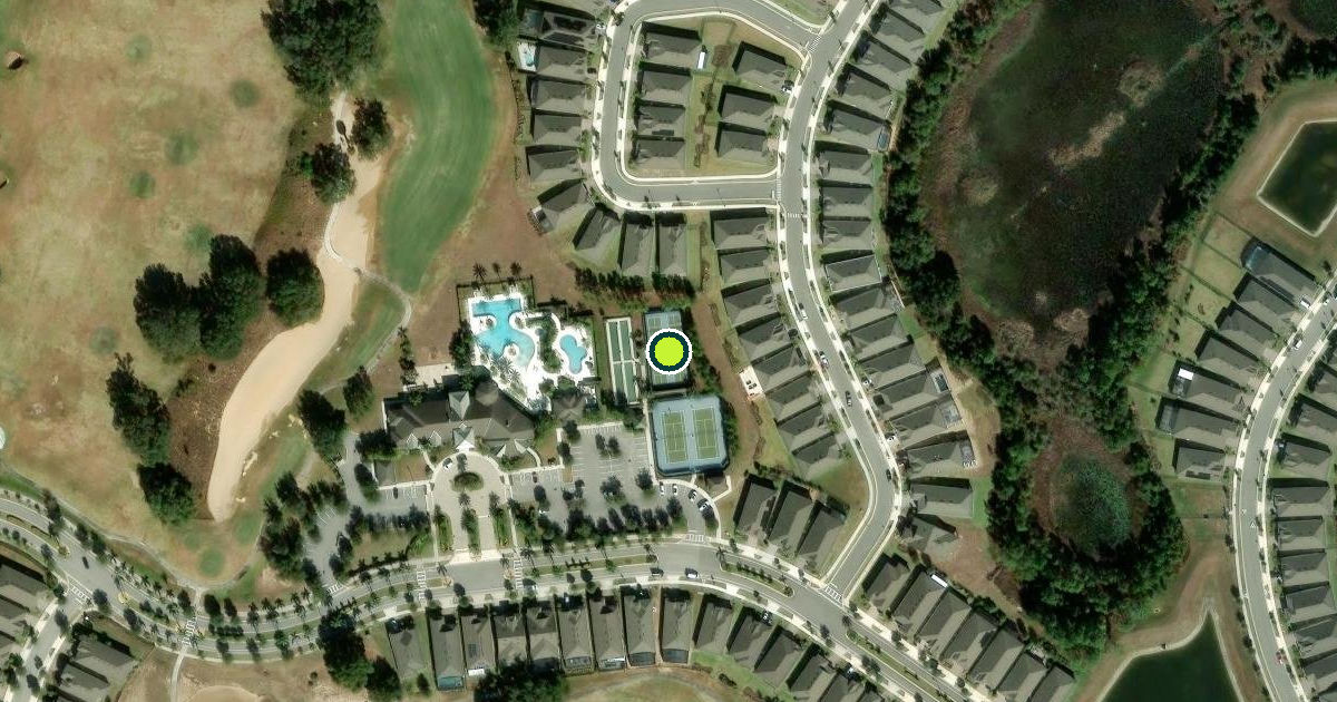 Satellite view of Kissimmee Pickleball Courts