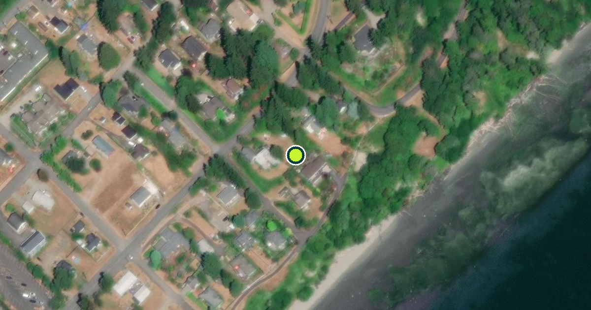 Satellite view of Kitsap County Pickleball Courts
