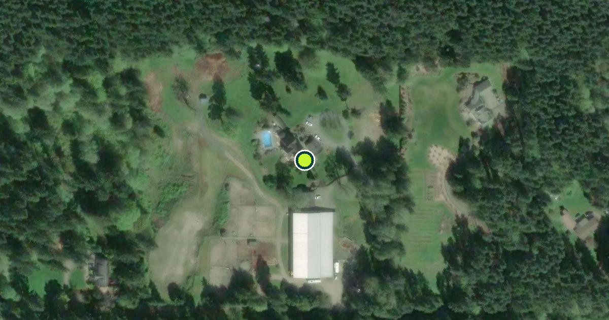Satellite view of Kitsap County Pickleball Courts