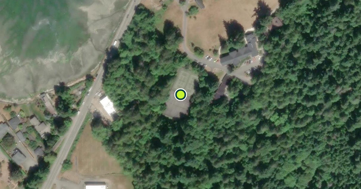 Satellite view of Kitsap County Pickleball Courts