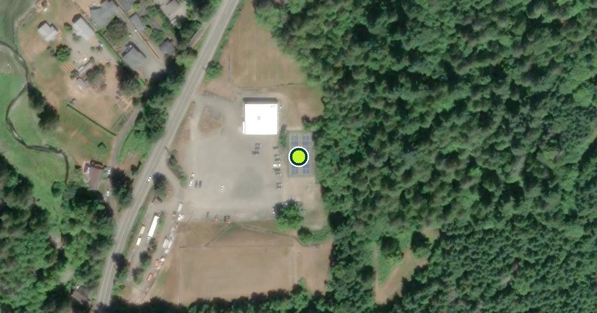 Satellite view of Kitsap County Pickleball Courts