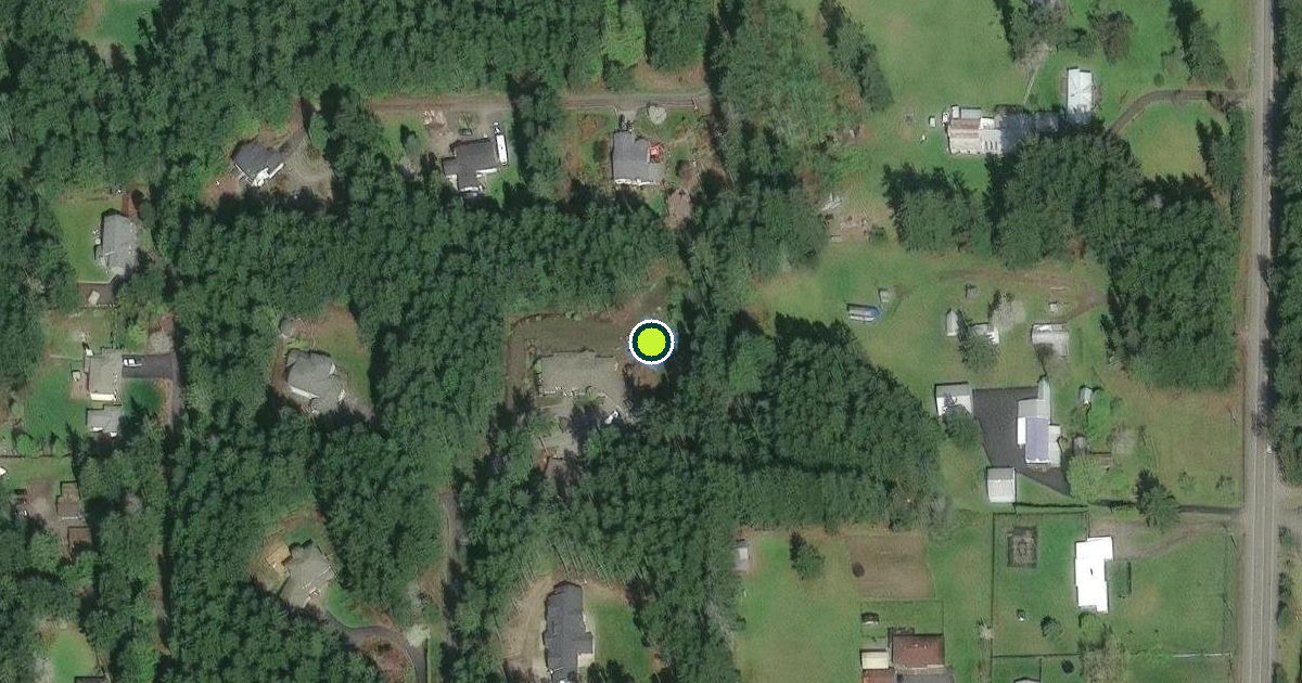 Satellite view of Kitsap County Pickleball Courts