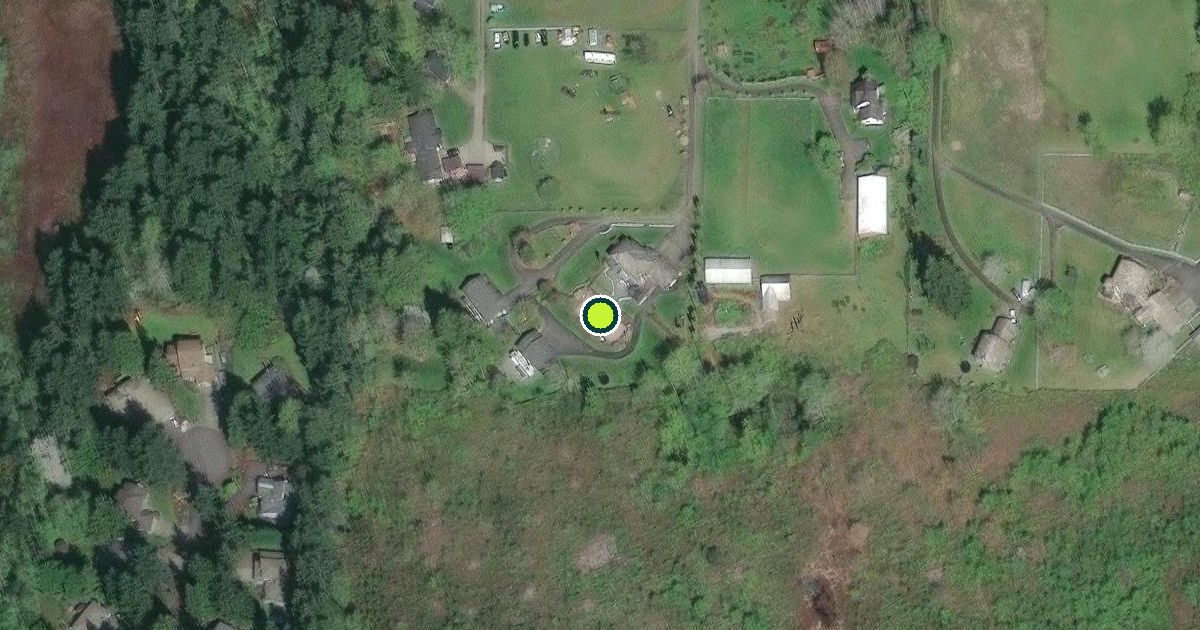 Satellite view of Kitsap County Pickleball Courts