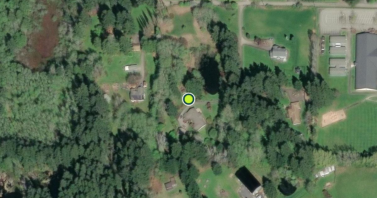Satellite view of Kitsap County Pickleball Courts