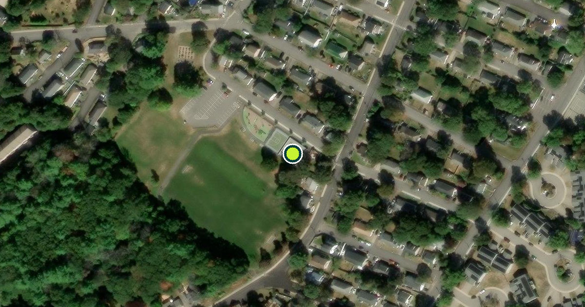 Satellite view of Kittery Pickleball Courts