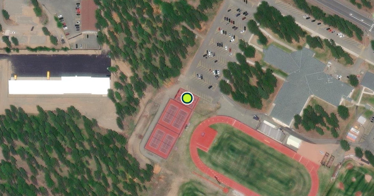 Satellite view of Kittitas County Pickleball Courts