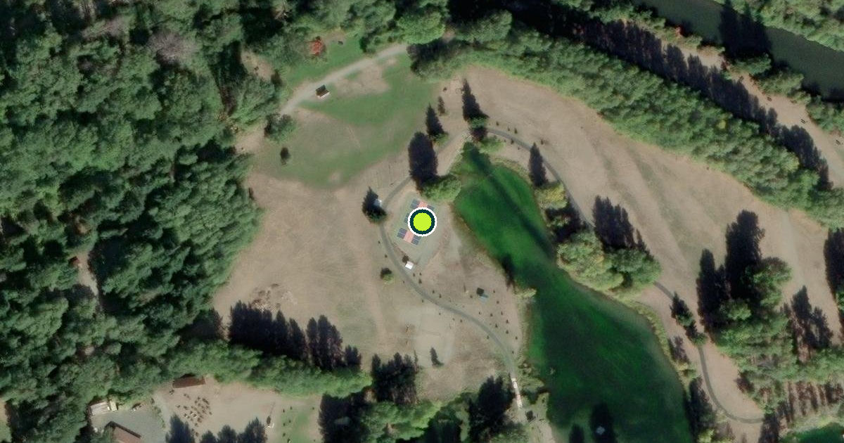 Satellite view of Kittitas County Pickleball Courts