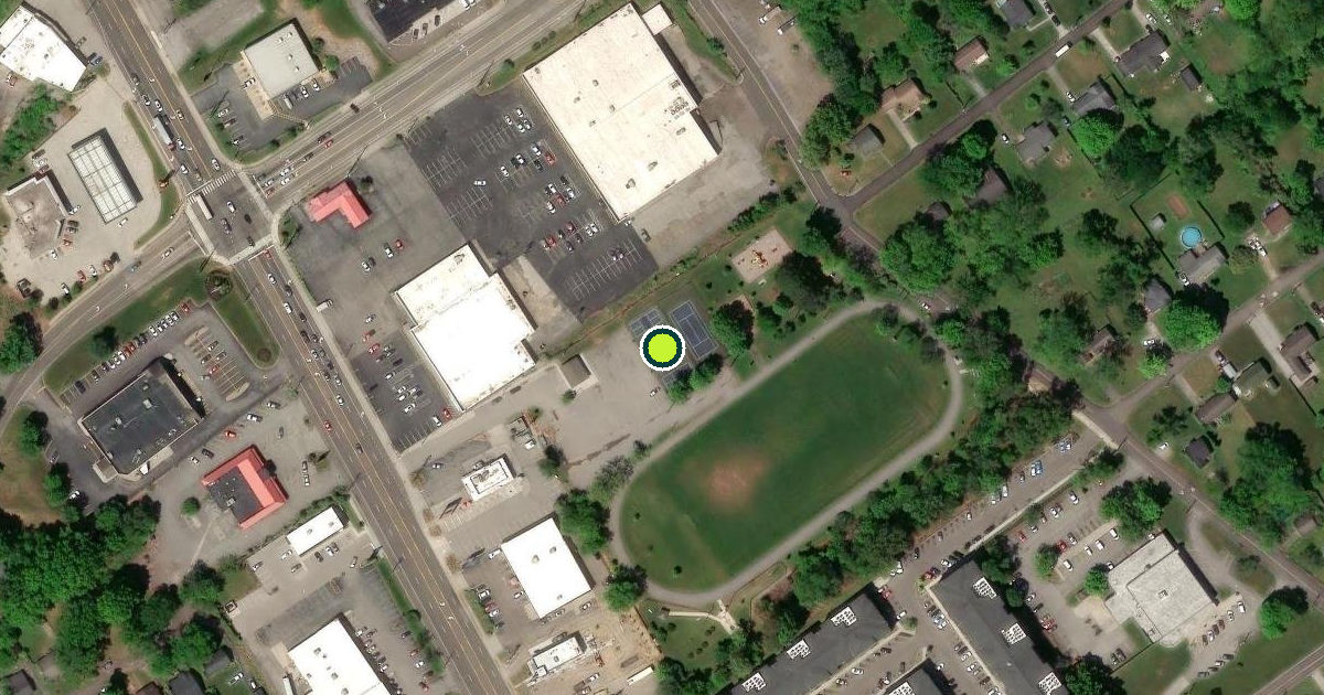 Satellite view of Knoxville Pickleball Courts