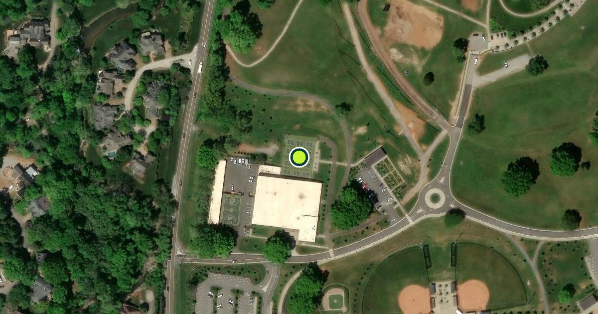 Satellite view of Knoxville Pickleball Courts