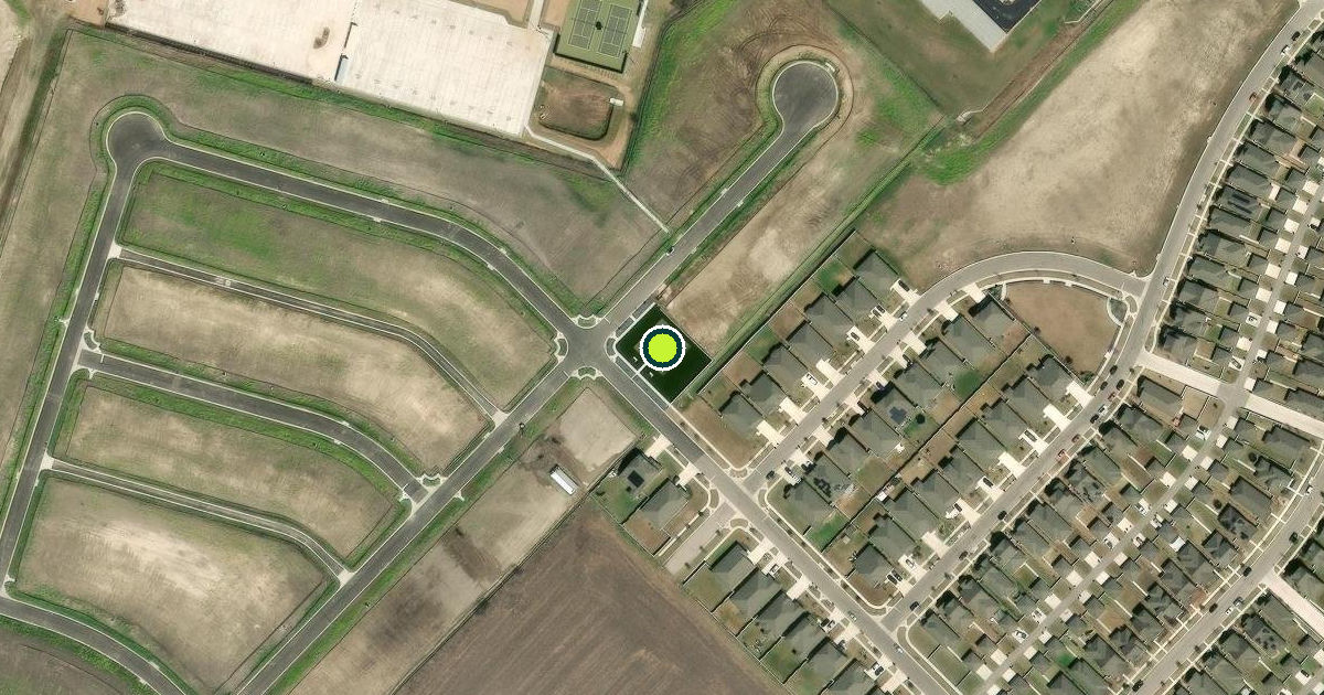 Satellite view of Kyle Pickleball Courts