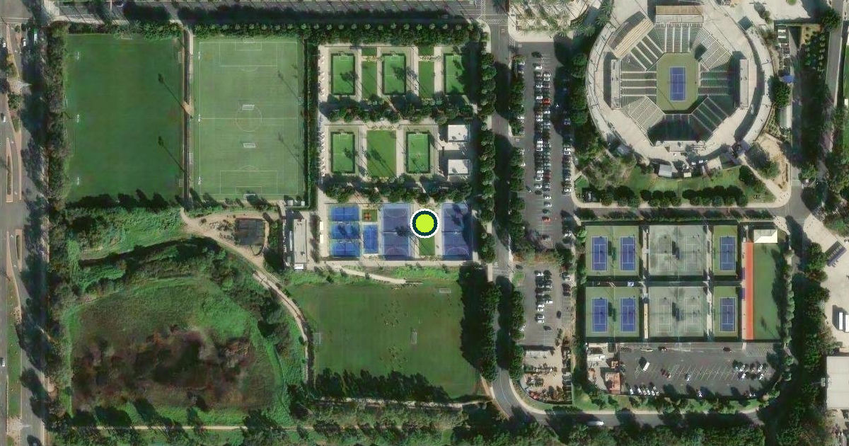 Satellite view of LA Galaxy Park