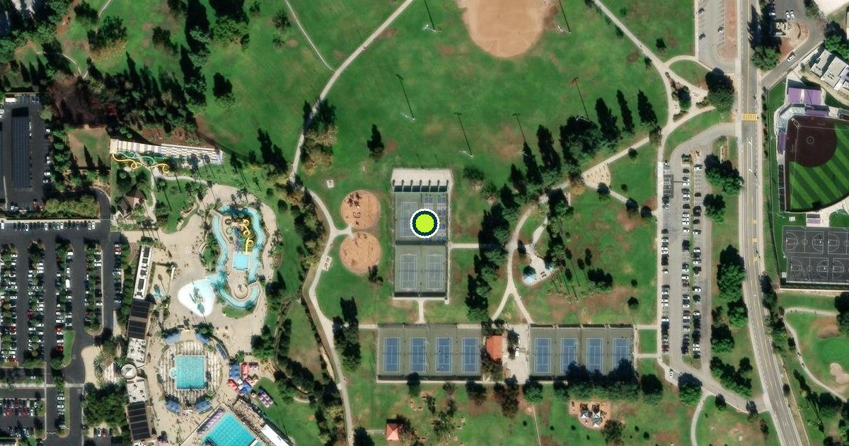 Satellite view of La Mirada Pickleball Courts