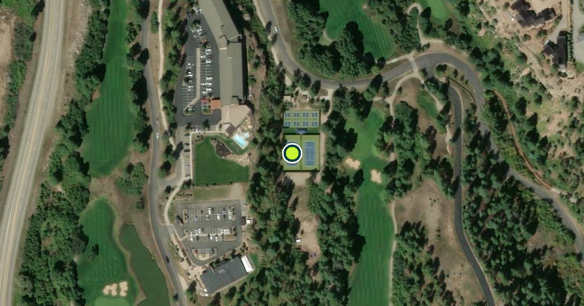 Satellite view of La Plata County Pickleball Courts