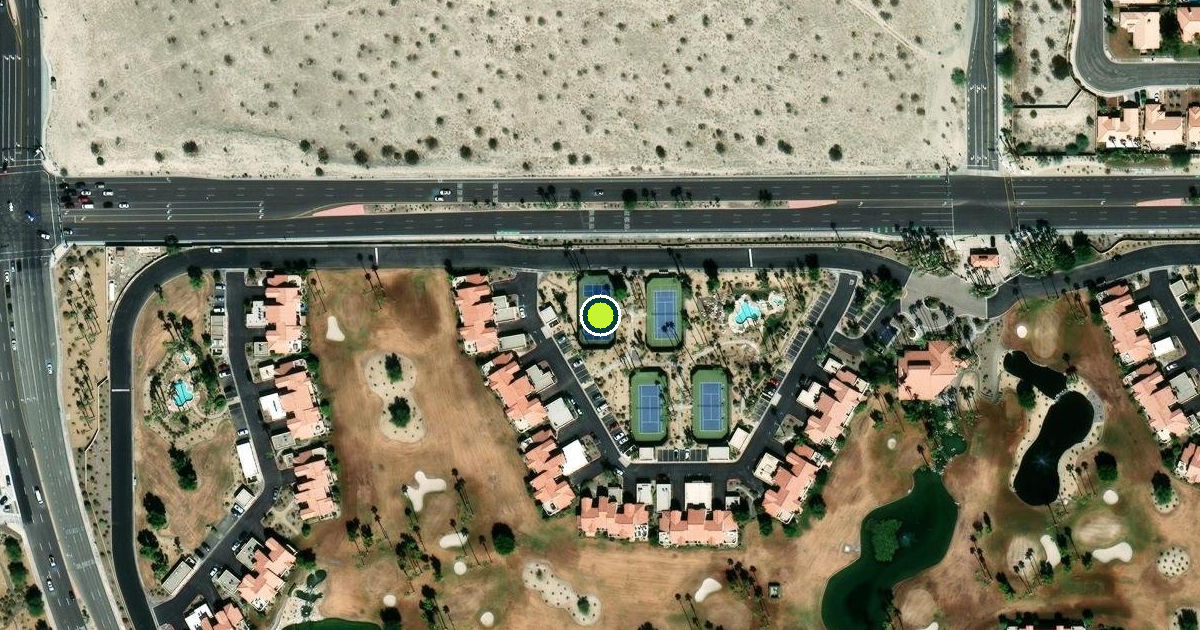 Satellite view of La Quinta Pickleball Courts