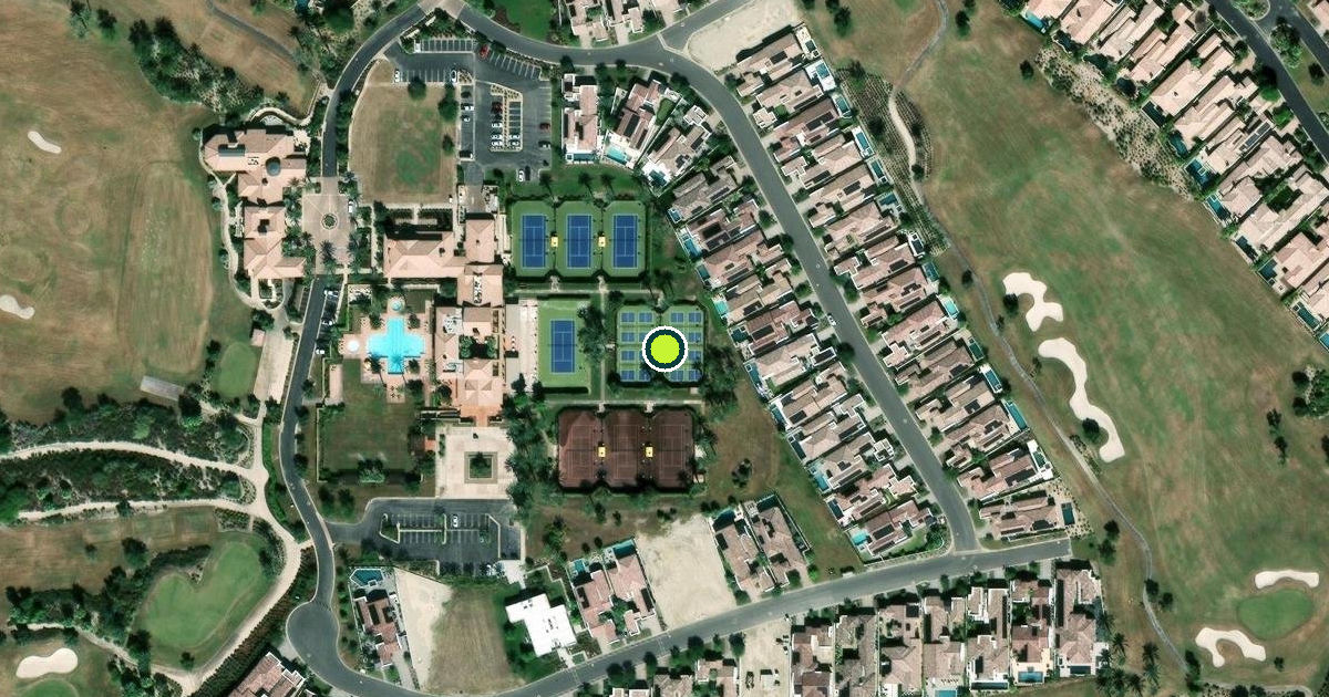 Satellite view of La Quinta Pickleball Courts