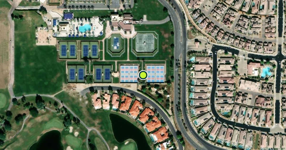 Satellite view of La Quinta Pickleball Courts