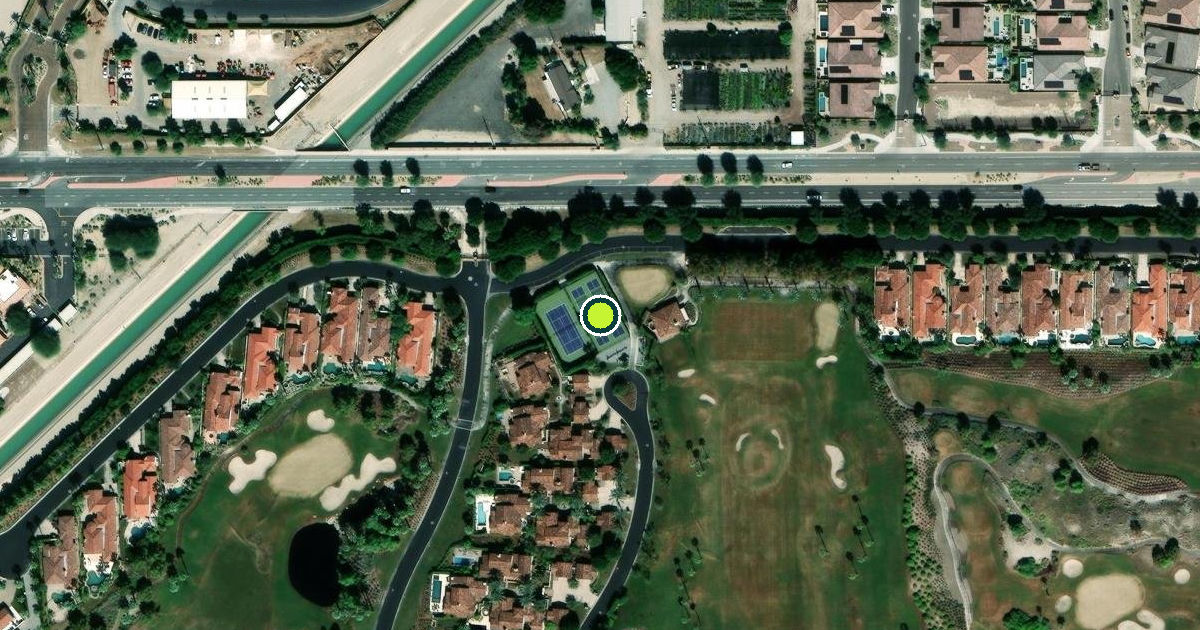Satellite view of La Quinta Pickleball Courts